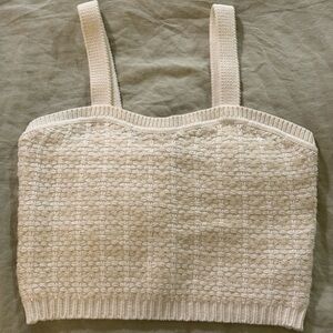 Maje Tweed Knit Crop